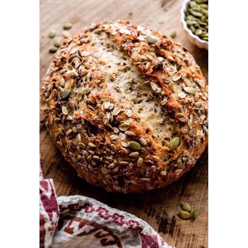 Sourdough Multigrain 300 g /600g 🍞 ขนมปังซาวโดว์ มัลติเกรน  300g /600g ธัญพืช 6ชนิด ยีสต์ธรรมชาติ 💥กดซื้อ3 จะได้รับ4ก้อน
