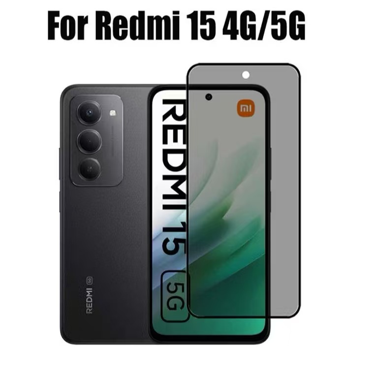 ฟิล์มกันมอง สำหรับ Xiaomi Redmi 15 กันมองข้าง