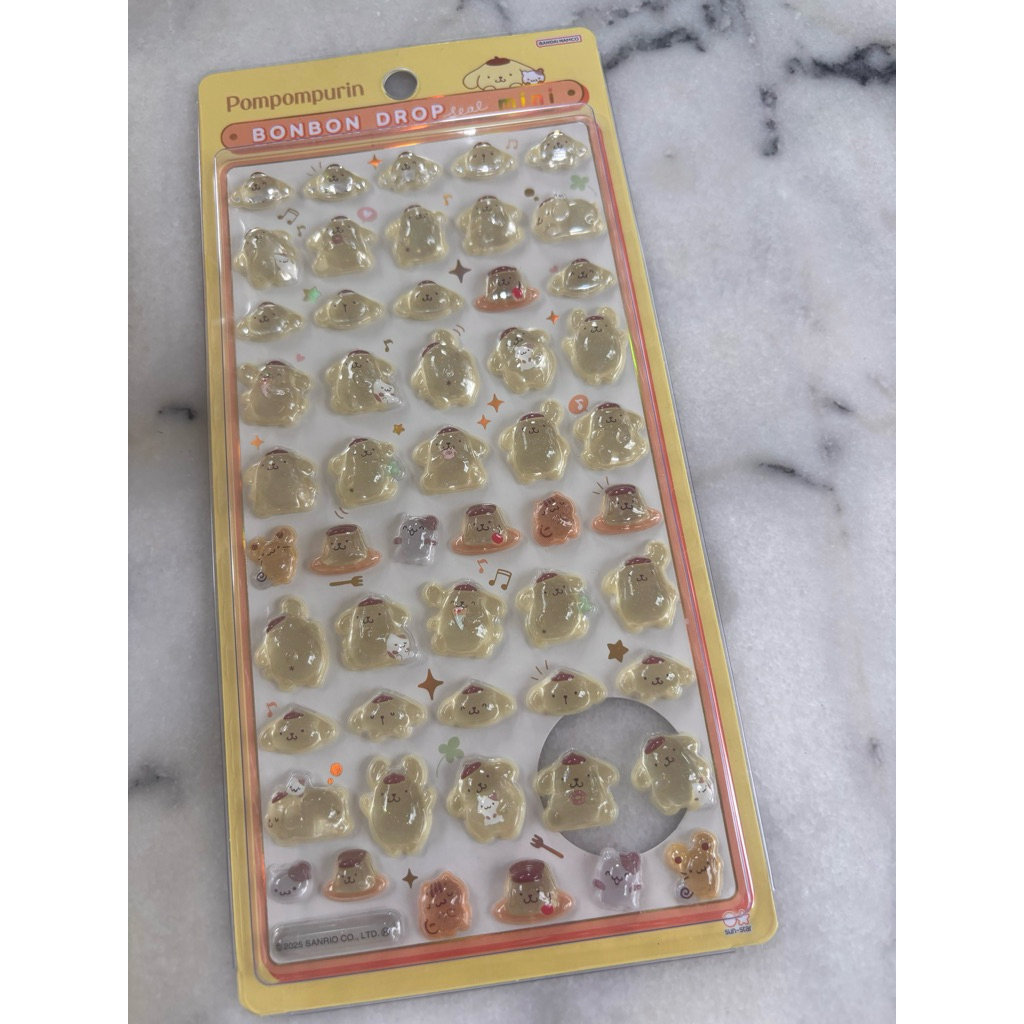BONBON DROP Pompompurin Stickerแท้ 100% จากช้อป