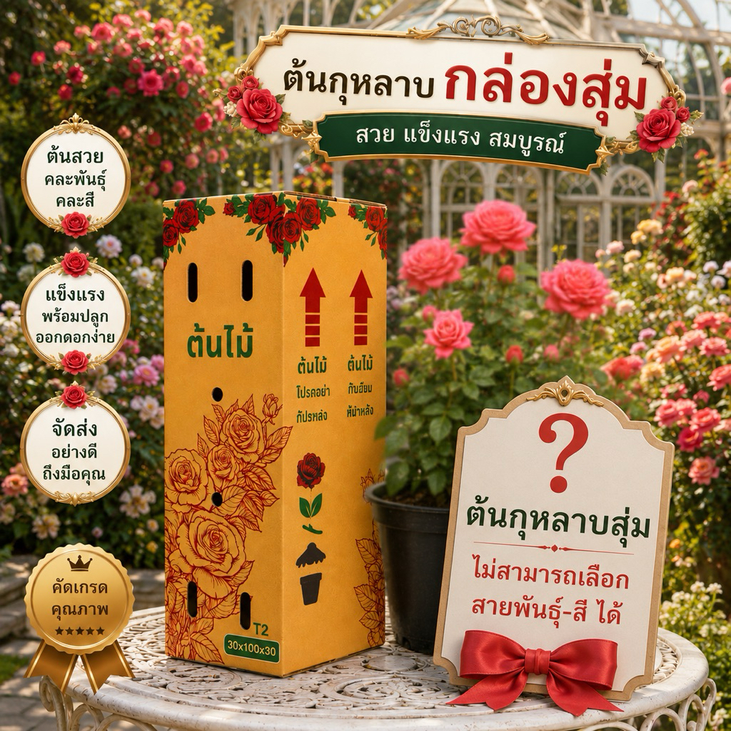 กล่องคละสายพันธุ์ (ไซส์ถุงขาว) หลากหลายสายพันธุ์