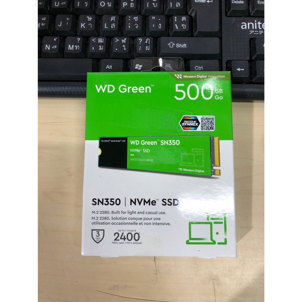 ลดล้างสต็อกWD Green SN350 NVMe SSD ขนาด 500GB/รุ่นSN350 (M.2 2280) ออกใบกำกับภาษีได้