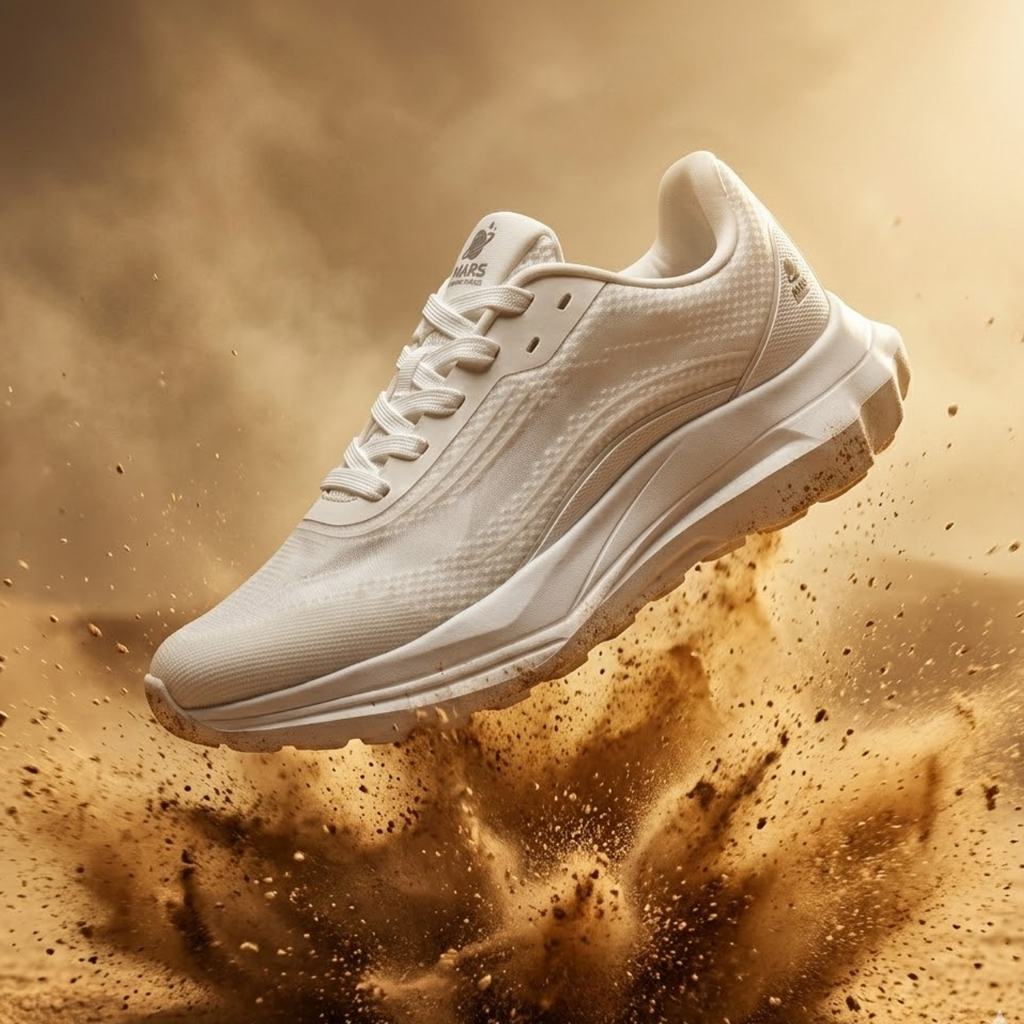 New‼️ รุ่น Mars running Shoes / White รองเท้าวิ่ง รองเท้าผ้าใบ เบา นุ่ม สบาย by Srichaigroup