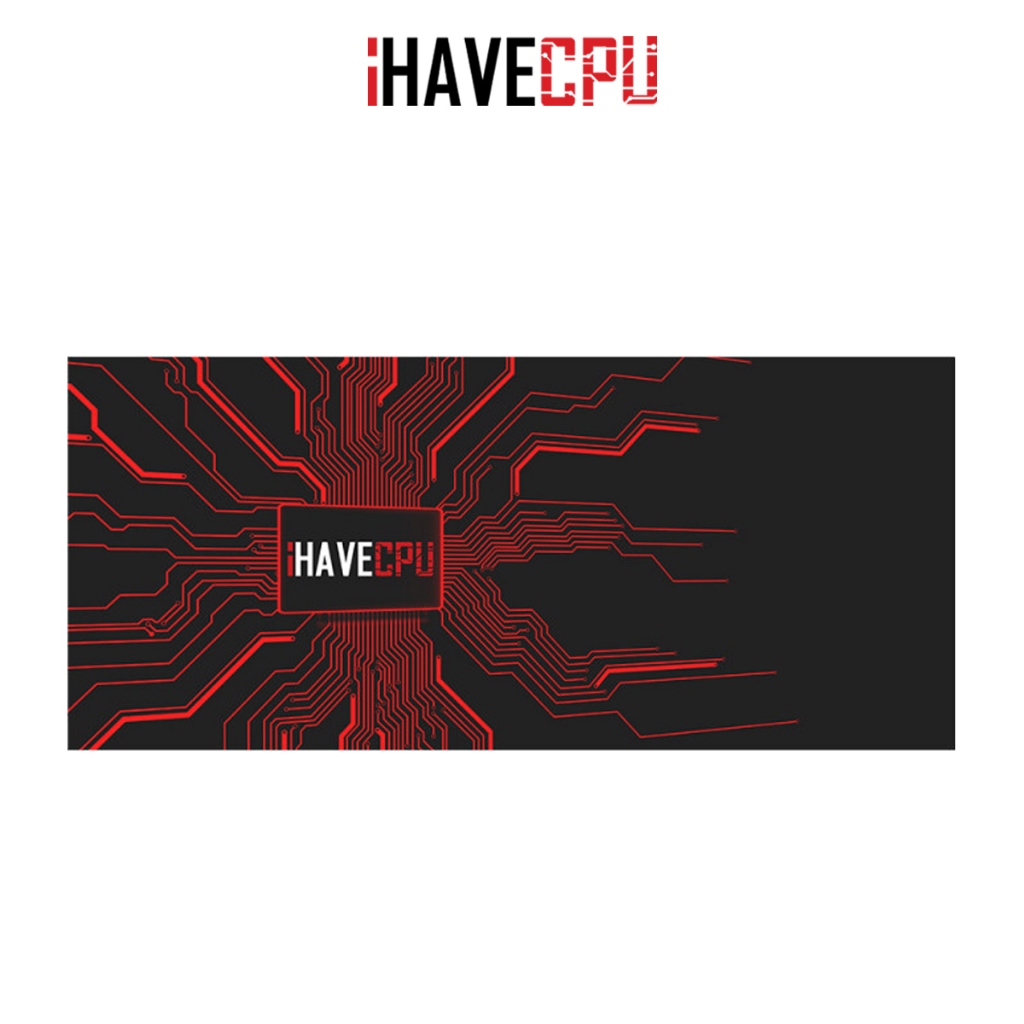 แผ่นรองเมาส์ (mouse pad) iHAVECPU MP011 CPU CORE (900 x 400 x 3 mm)