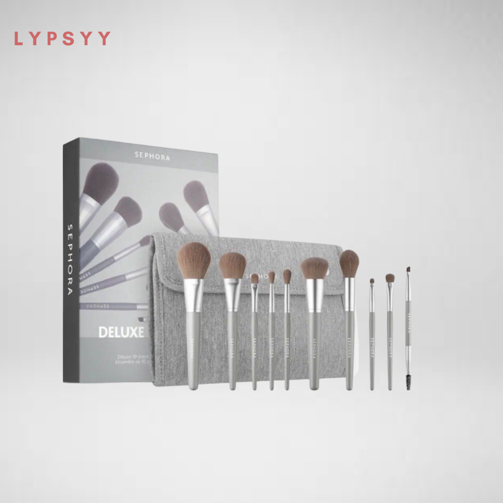 Sephora DELUXE BRUSH SET Deluxe 10-piece brush