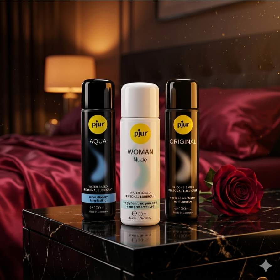 pjur Nude เจลหล่อลื่น No Glycerin (Aqua / Backdoor / original) สูตรน้ำ Water-Based Lubricant
