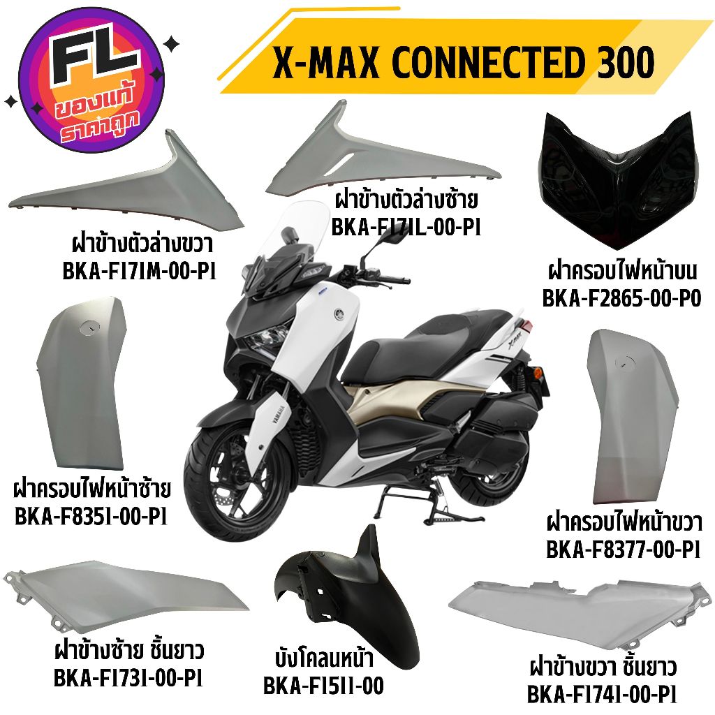 Yamaha XMAX 2026 สกู๊ตเตอร์สปอร์ต 292cc เกียร์อัตโนมัติ CVT ระบบเบรก ABS สีเทาดำ