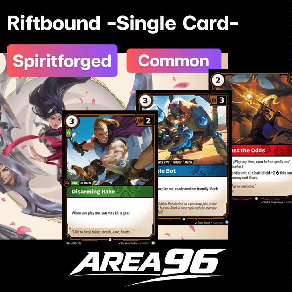 【Spiritforced Set 2】ระดับ Common (Nonfoil) Riftbound TCG Single Card【Riftbound: League of Legends TCG ENG】