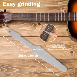 ตะไบสำหรับแต่งเฟรตกีตาร์ (Guitar Fret Crowning File) ที่ทำจากเหล็กกล้าคาร์บอนอย่างดี