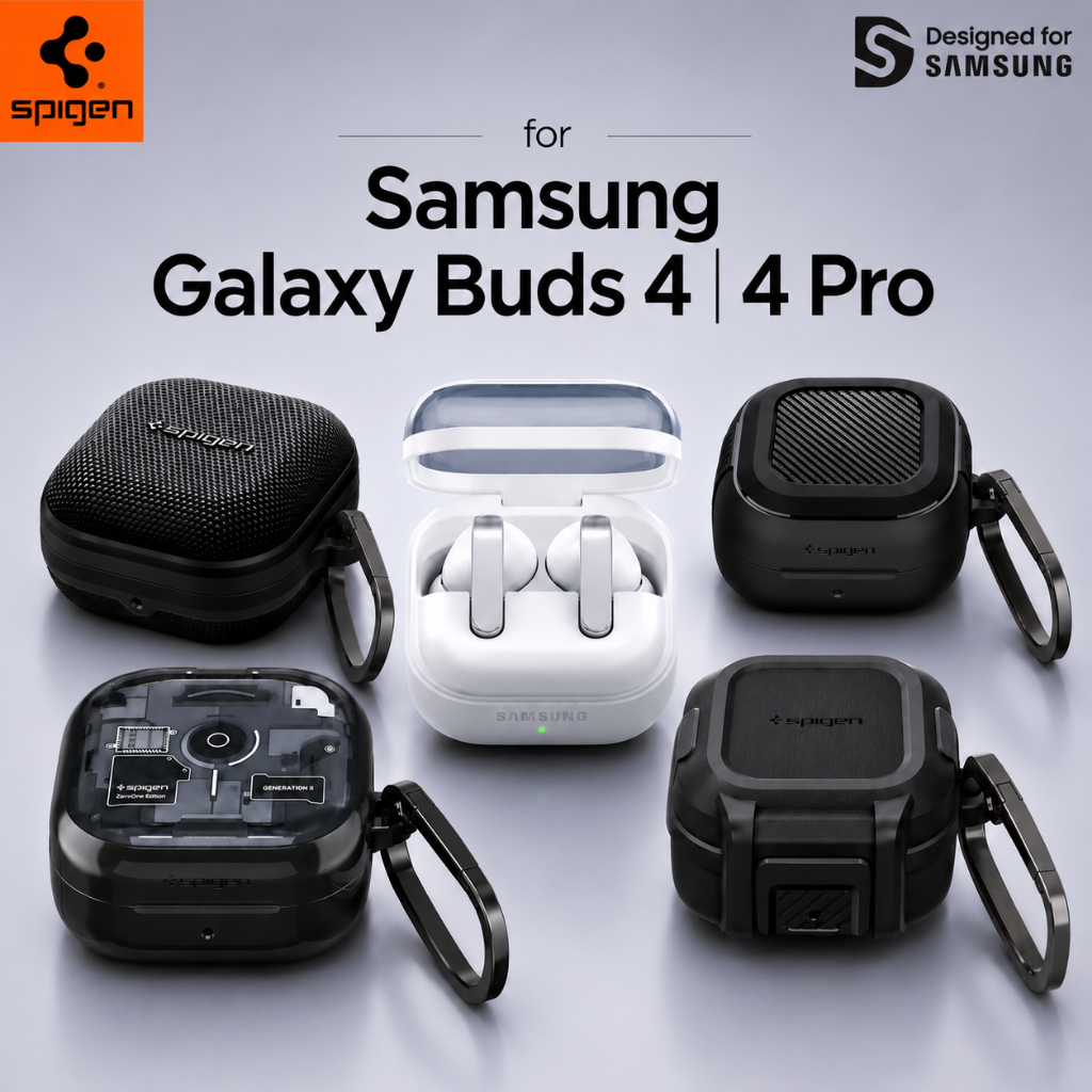 (ส่งทันที) เคส Spigen สำหรับ Samsung Galaxy Buds 4 / 4 Pro ราคาถูก Shopee Lazada