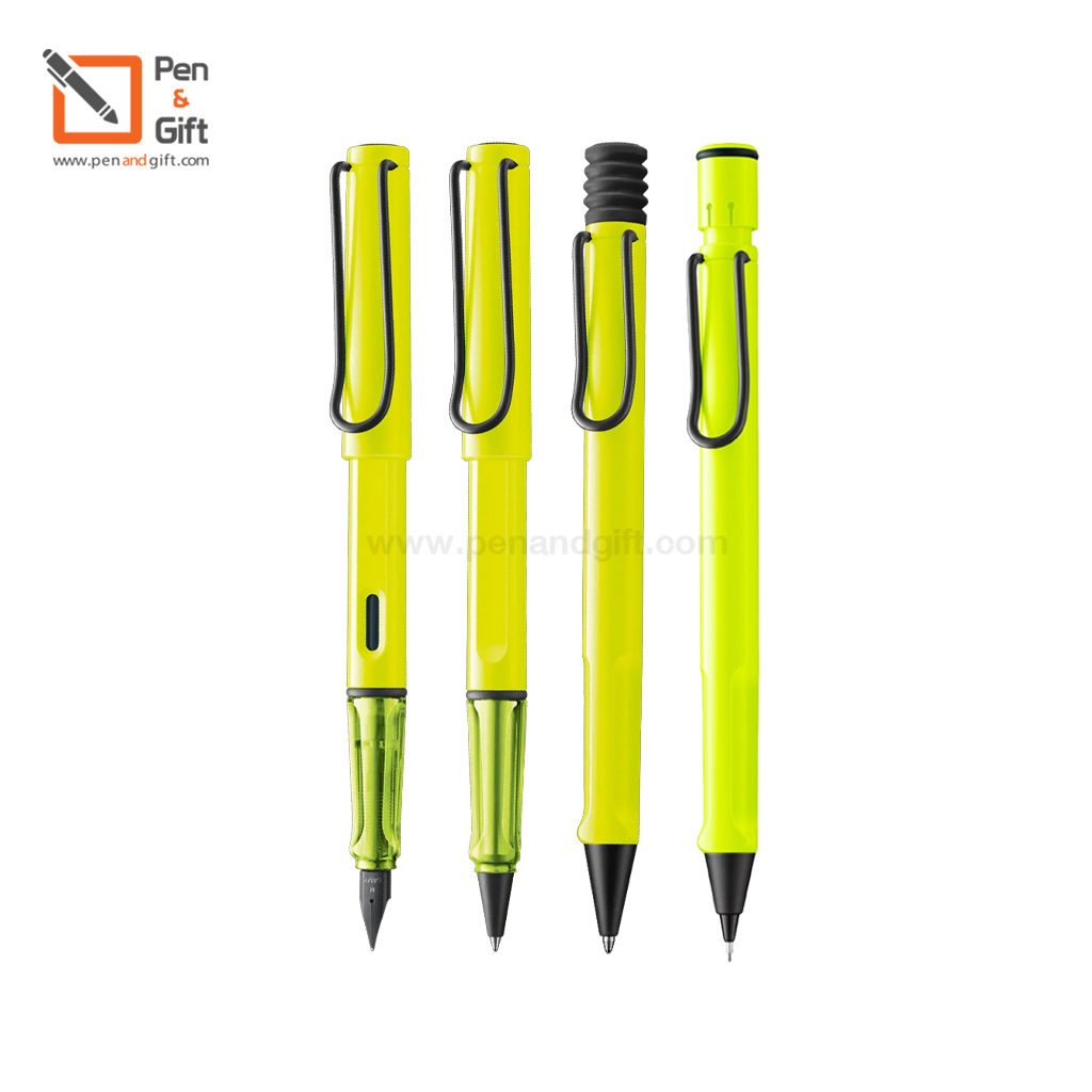 ปากกาสลักชื่อ ฟรี LAMY Safari Neon Yellow limited edition ปากกาลามี่ ซาฟารี เหลืองนีออน ลิมิเต็ดอิดิชั่น
