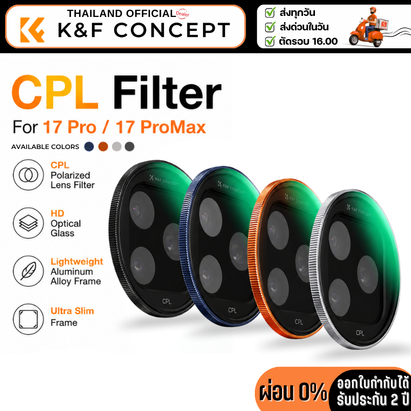 K&F 17Pro / 17ProMax Nano-X Filter CPL