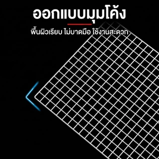 แผ่นตะแกรงลวดเหล็กสีขาวเส้นหนา | ชั้นวางของตะแกรงเหล็ก / ชั้นแสดงผลสินค้า | มุ้งลวดป้องกันสัตว์เลี้ยงหลบหนีที่ตัดขนาดได้