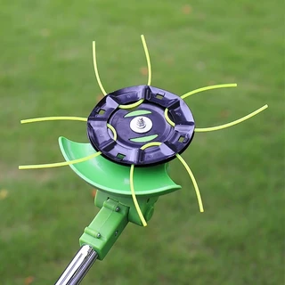 จานเอ็นตัดหญ้า พร้อมเอ็น 4 เส้น Grass Trimmer Head หัวอลูมิเนียม / รู 5mm / รู 25.4mm
