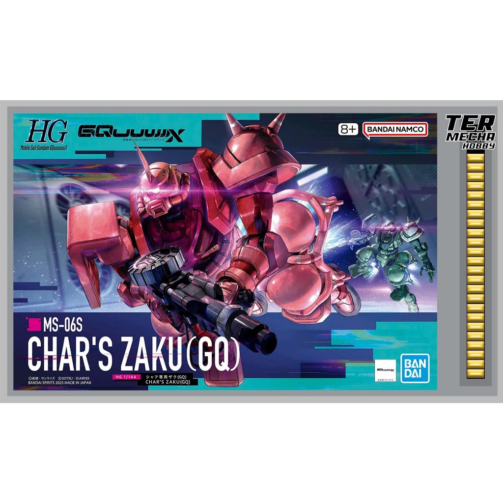 HG GQ 1/144 Char's Zaku
