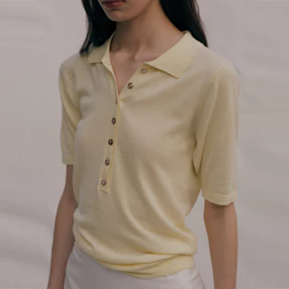 She Knows - Ada Knit Polo เสื้อโปโล ผ้านิต คอตต้อนออร์แกนิค
