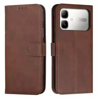 เคส กระเป๋า ฝาพับ กระดุม สำหรับ iNfinix Smart20 เคสกระเป๋าเปิดปิดแบบแม่เหล็ก