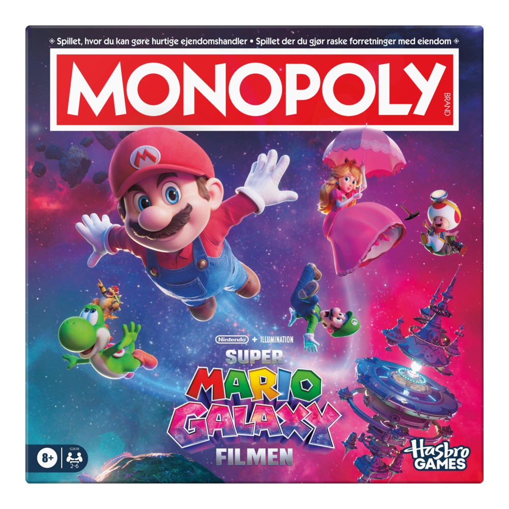 MONOPOLY THE SUPER MARIO GALAXY MOVIE ของเล่นเกมส์กระดาน