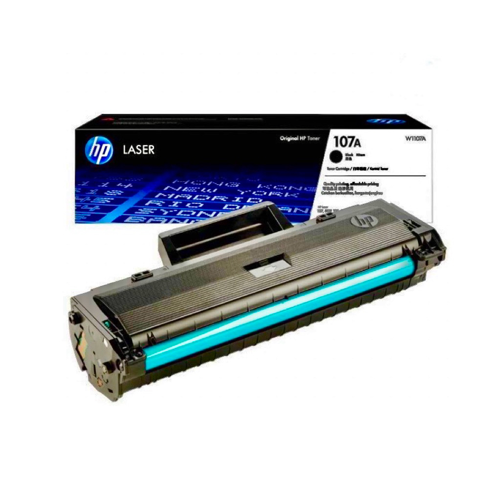 ตลับหมึกเครื่องพิมพ์เลเซอร์ขาวดำ HP 107A (W1107A)