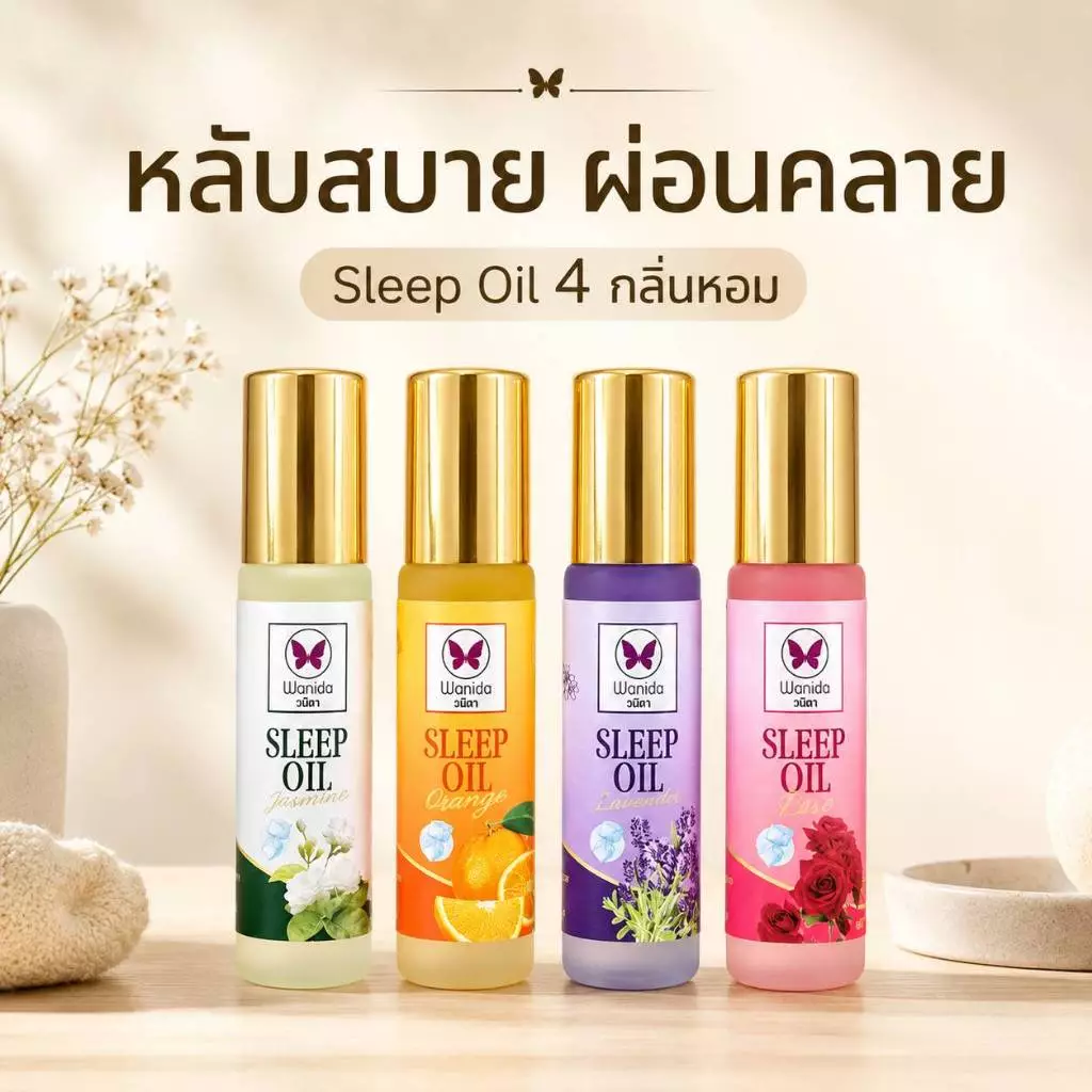 พิมเสนวนิดาขายดี ขนาด 10 มล กลิ่นหอม มีให้เลือก 4 กลิ่น