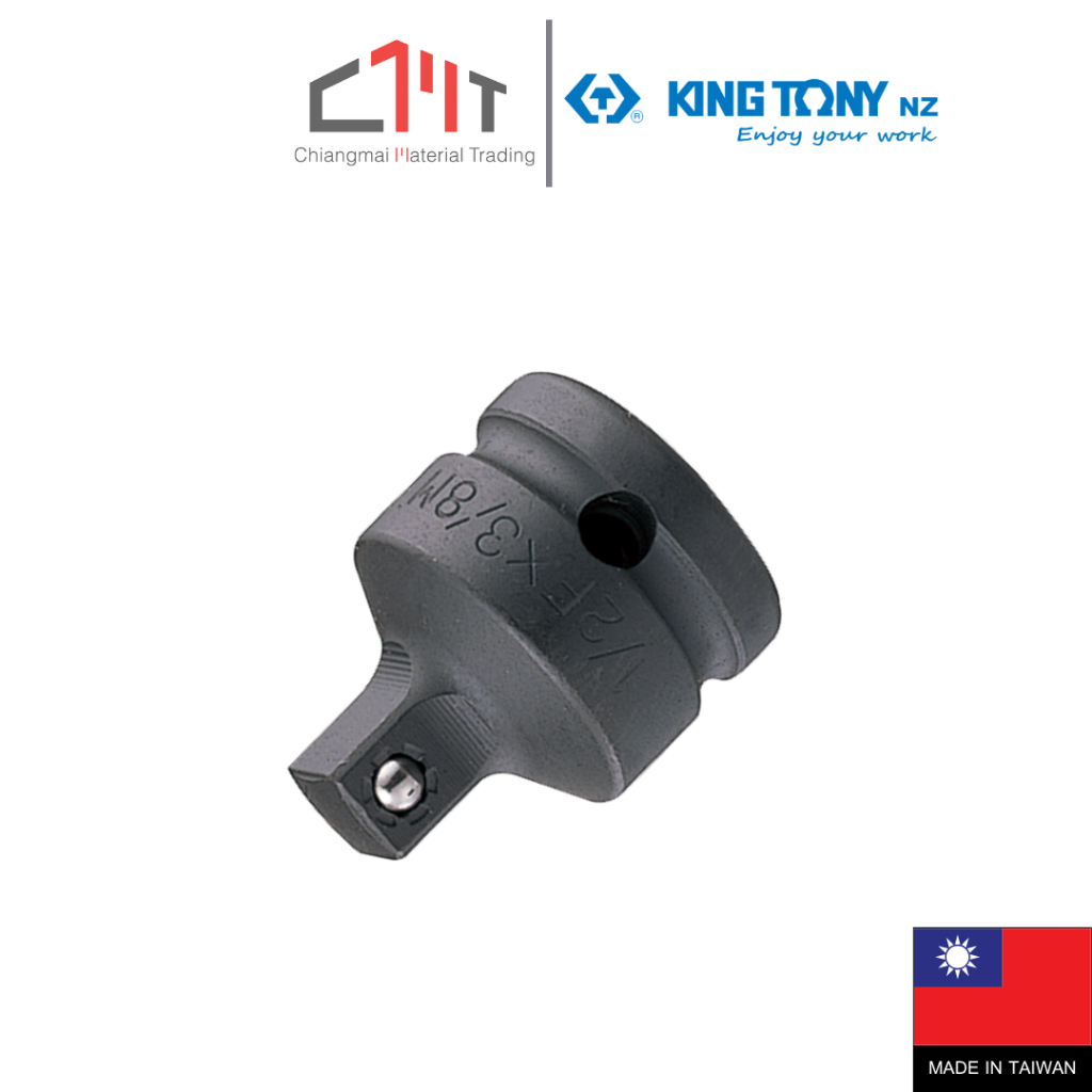 KING TONY ข้อเพิ่มลม (ลูกปืนล็อค) ขนาด 3/8"Fx1/2"M - 3/4" x 1"M No.3864P/ 4866PPB/ 6868PPB