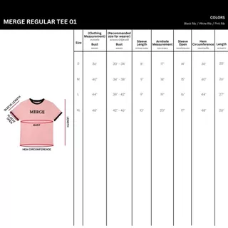 Merge Official - Merge Regular Tee 01 (พร้อมส่ง)
