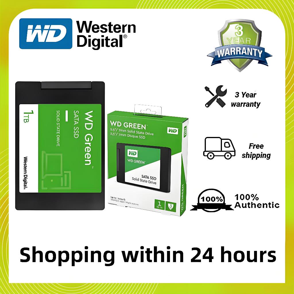 【จัดส่งตลอด 24 】240GB 480GB 1TB Green SSD Solid state drives 6.0Gb/s Internal hard drive SATA3  2.5''