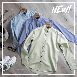 เสื้อเชิ้ตแขนยาว คอจีน ทรงสลิม by SHIRT LOCKER