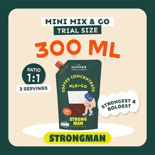 Mini Mix & Go Cold Brew Coffee Concentrate set 300 mL - เซตกาแฟสกัดเข้มข้น อัตราส่วน 1:1 | The Summer Coffee Company
