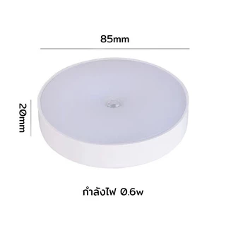 ไฟติดผนังกำแพง ไฟเซ็นเซอร์ led หลอดไฟเซ็นเซอร์ เซ็นเซอร์ ไฟอัตโนมัติ ไฟติดห้องนอน ไฟติดผนังไร้สาย ไฟบันได ชาร์จผ่านUSB
