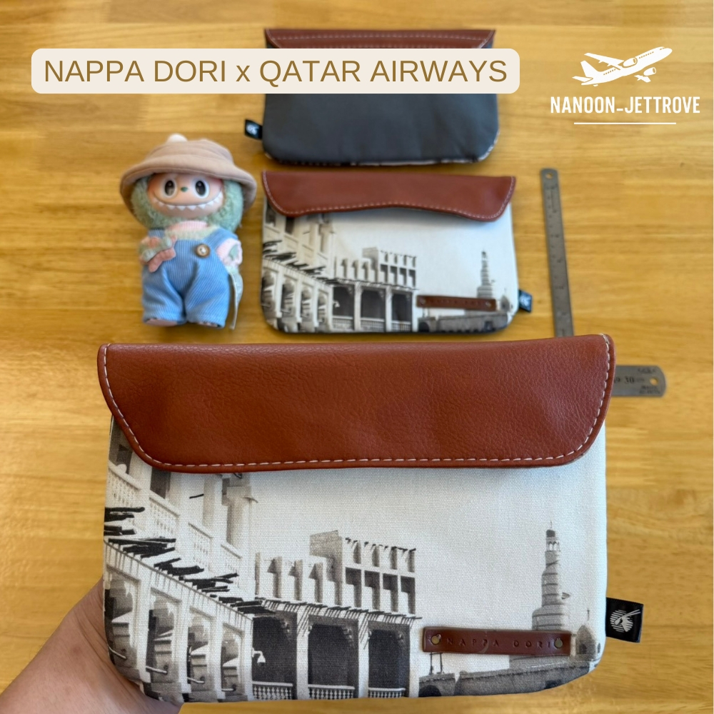 ✨NEW NAPPA DO RI x QATAR AIRWAYS | Clutch Bag | Business Class | Authentic
