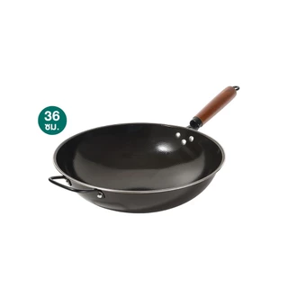 Seagull กระทะเหล็กเคลือบอีนาเมล Enamel Iron Wok มีให้เลือก 2 ขนาด