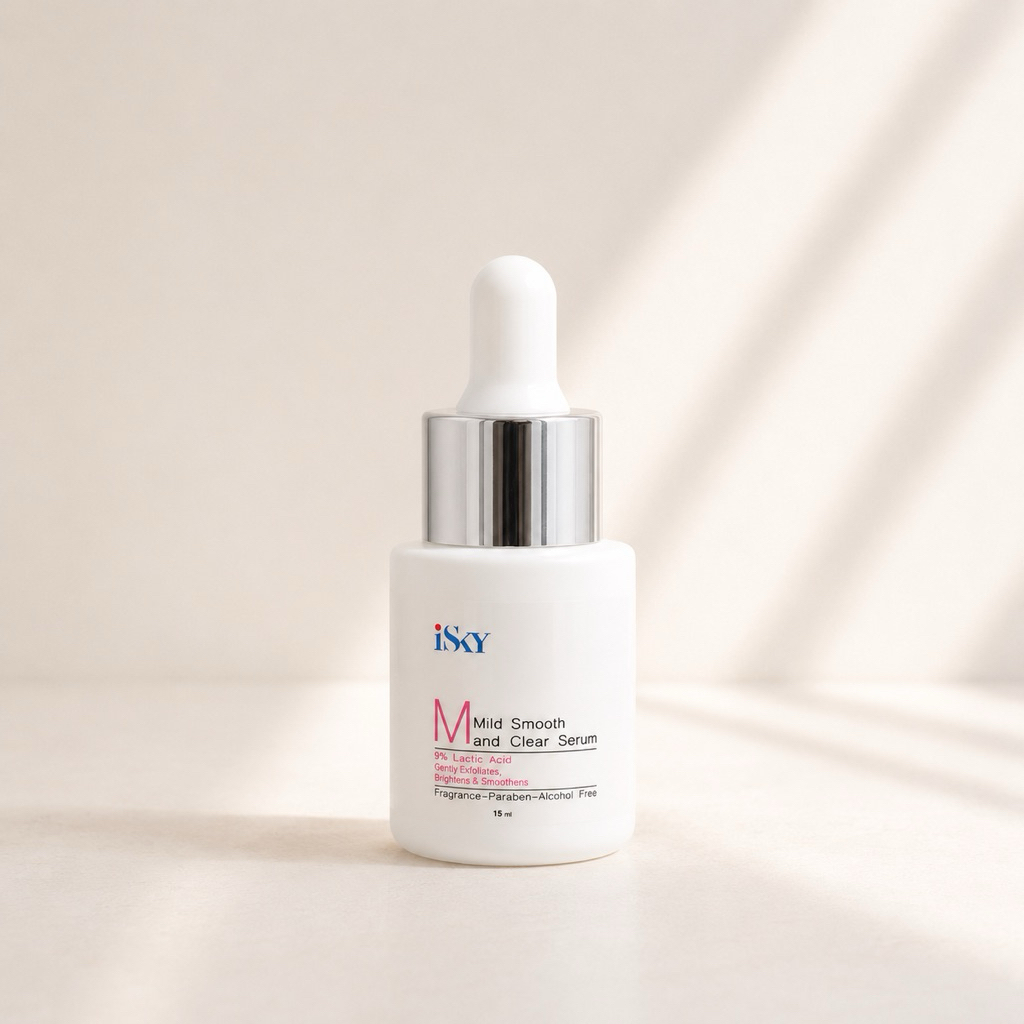 iSKY Mild Smooth and Clear Serum 15ml. เซรั่มผลัดเซลล์ผิวอย่างอ่อนโยน รูขุมขนกระชับ ลดฝ้า กระ จุดด่างดำ