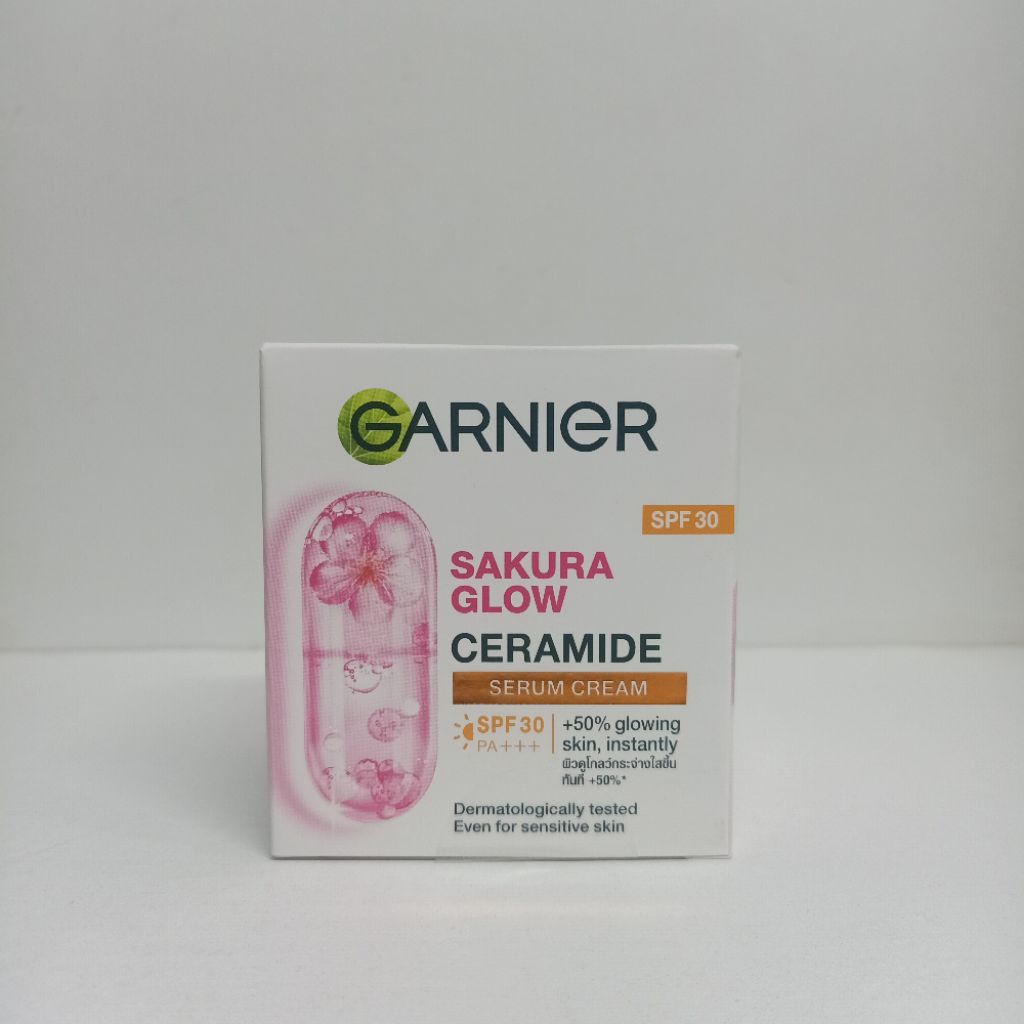 การ์นิเย่ ซากุระ โกลว์ เซราไมด์ เซรั่ม ครีม เอสพีเอฟ30 พีเอ+++50 มล.GARNIGR SAKURA GLOW CERAMIDE SERUM CREAM