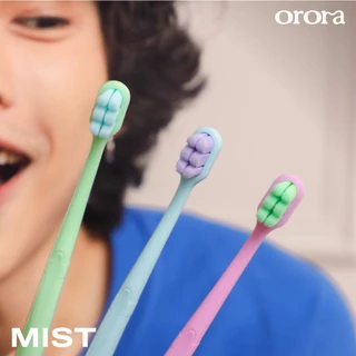[ ส่งฟรี 🔥 ] ORORA MIST แปรงสีฟัน Nano-Soft ขนแปรง 10,697 เส้น แปรงสีฟันขนนิ่ม ถนอมเหงือก ไม่ระคายเคือง อ่อนโยน