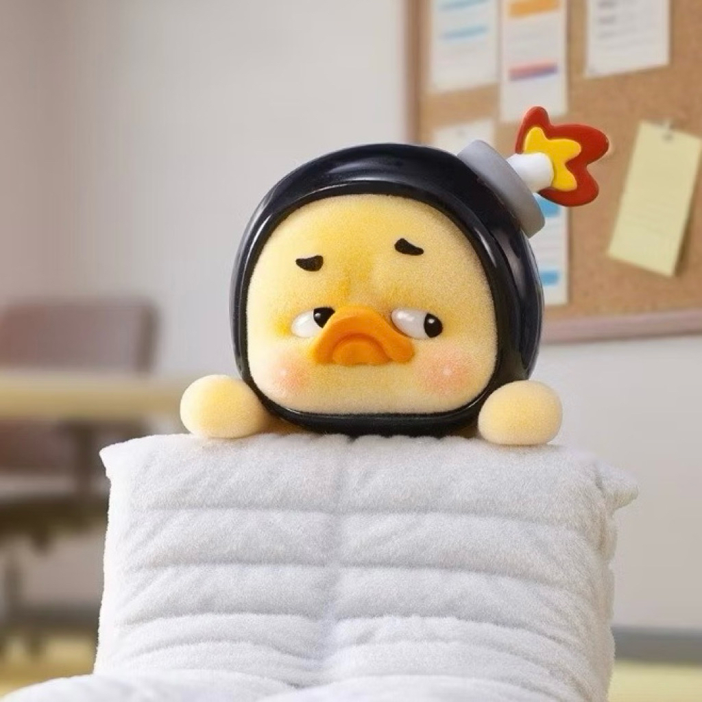 (เช็คการ์ด ไม่แกะซอง) ตัวเกาะ โทรศัพท์ เป็ด หน้าบึ้ง Upset Duck Hipper ของแท้