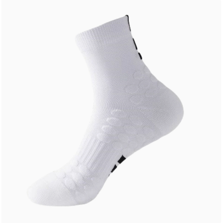 ถุงเท้าแบดมินตัน Badminton Sports Socks ผู้ชาย | Mid-Calf หนานุ่มพื้น Terry Cushion | Running Marathon Basketball | ระบา