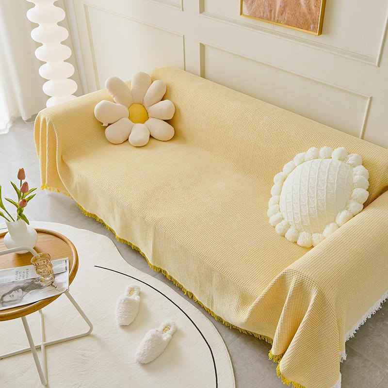 ผ้าคลุมโซฟา ผ้าห่มโซฟา ผ้าคลุมเฟอร์นิเจอร์ ขนาด 180*230CM /180*340CM ผ้าห่ม ผ้าเนื้อนุ่ม สไตล์นอร์ดิก หลากสี 5 ขนาด