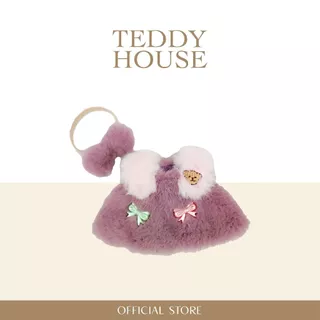 Teddy House : ชุดเสื้อผ้า Fluffy Love ชุดตุ๊กตา ขนาด 6 นิ้ว ตกแต่งตุ๊กตาน่ารัก ของขวัญ สุดคิ้วท์ ชุดเสื้อผ้าจิ๋ว