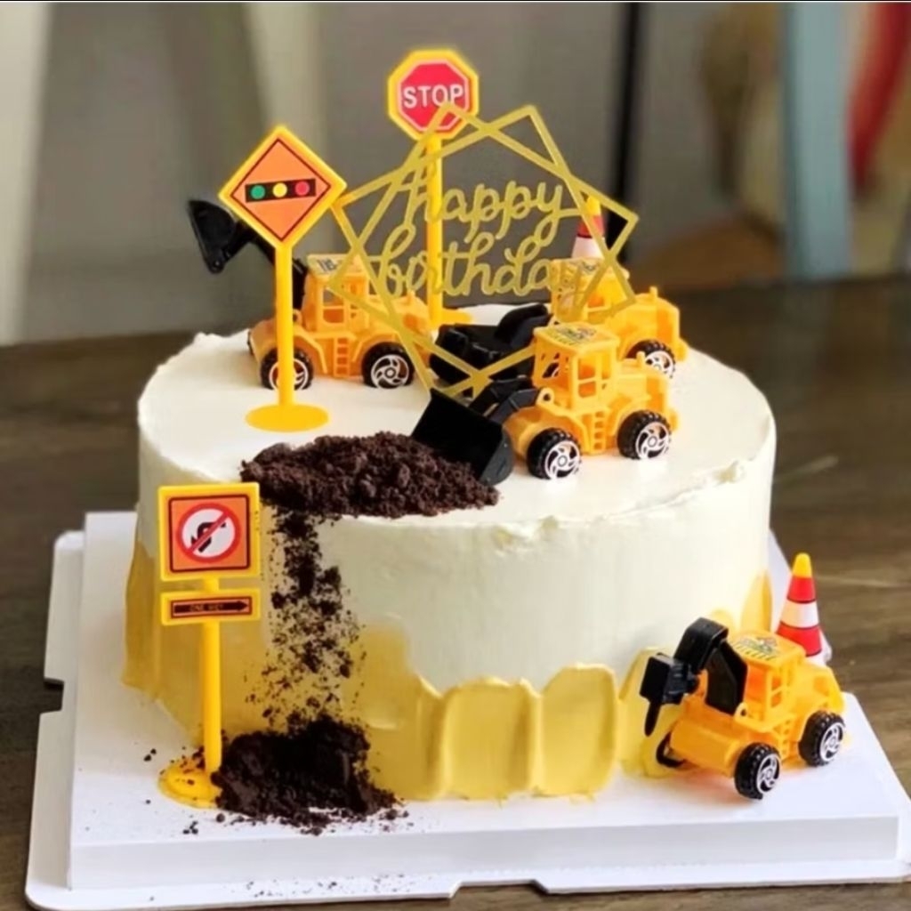 รถ เซตรถ6ชิ้น ตกแต่งเค้ก(สั่งขั้นต่ำ50บาทค่ะ)