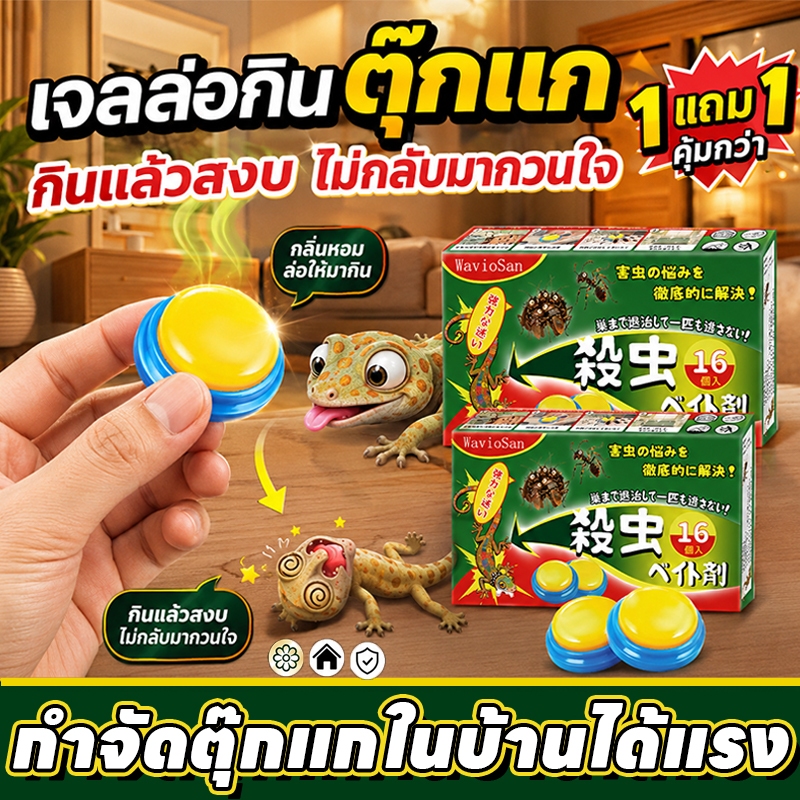 🔥กำจัดตุ๊กแกแรง🦎ยาฆ่าจิ้งจก ไล่จิ้งจก ยาจิ้งจก ซื้อ 1 แถม 1 สูตรปลอดภัย สำหรับคนและสัตว์เลี้ยง ล่อฆ่าต่อเนื่อง