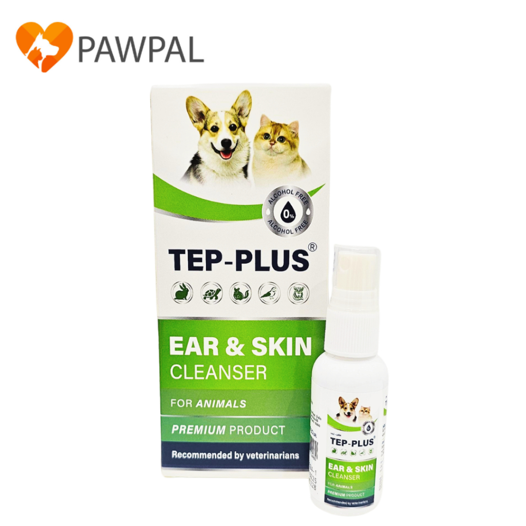 TEP-Plus spray 30 ml🔥ล็อตใหม่ Exp.2029 น้ำยาทำความสะอาด หู แผล ผิวหนัง ช่องปาก สำหรับ สัตว์เลี้ยง