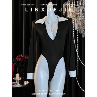 BKK SEXY ชุดคอสเพลย์เลขา เปิดอก เว้าสูง ลุคเลขาสุดแซ่บ 🖇️ M-5XL | 40-100กก. B-104