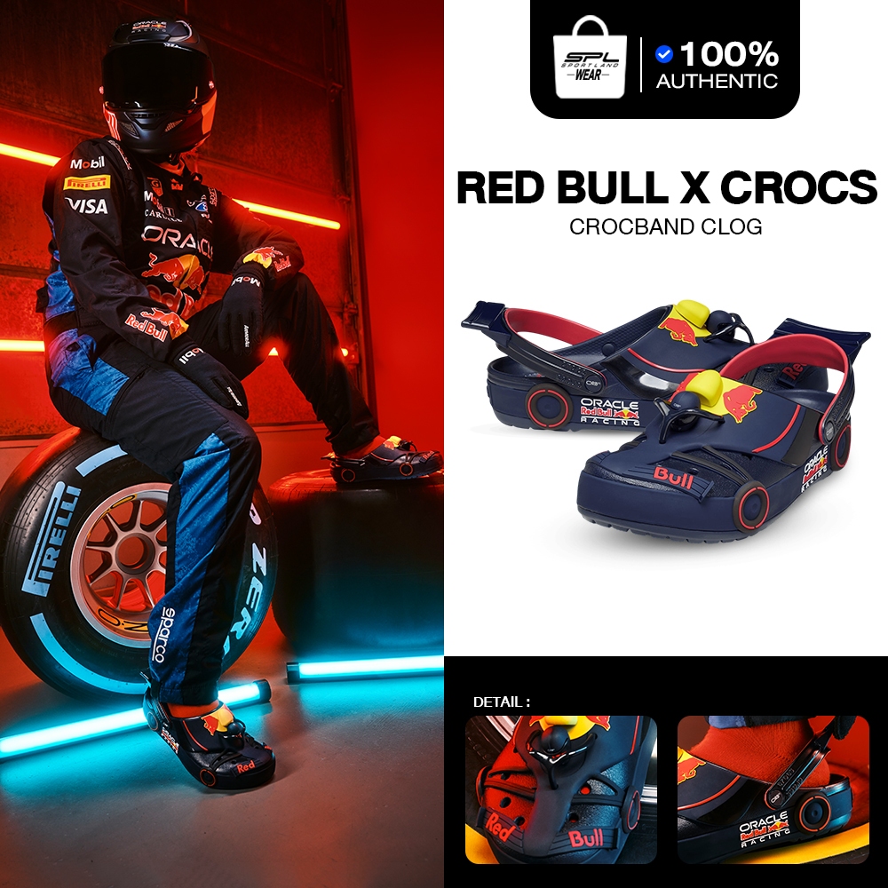 Crocs รองเท้าแตะ Crocband x Red Bull Racing รหัส 212707-90H