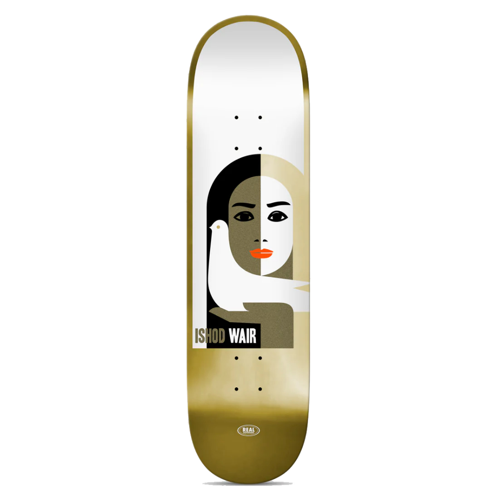 แผ่นสเก็ตบอร์ด ยี่ห้อ REAL SKATEBOARD โปรโมเดล Ishod 8.25, Mason 8.25, 8.28, Nicole Hause 8.35, 8.38, Praman 8.38