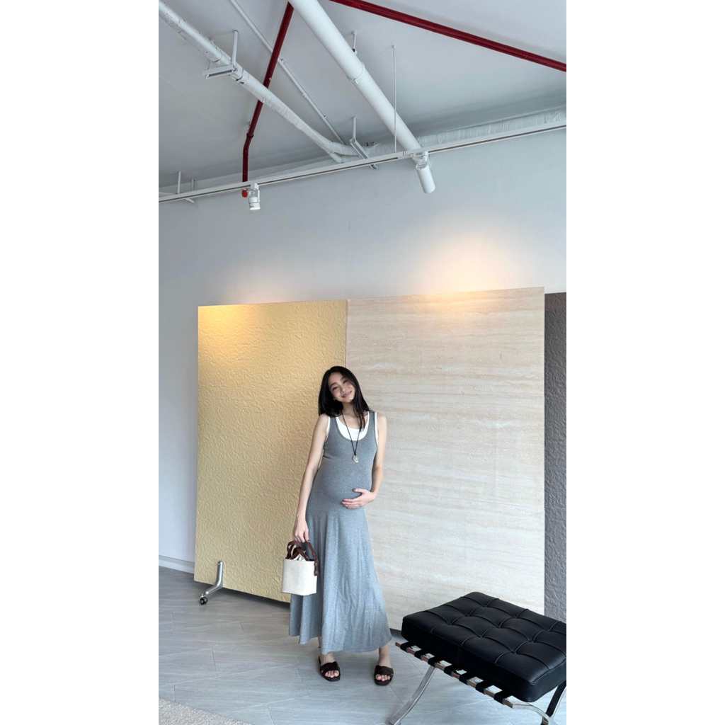 Babybump Joni เดรสคนท้องผ้ายืด เดรสผ้ายืด🥞