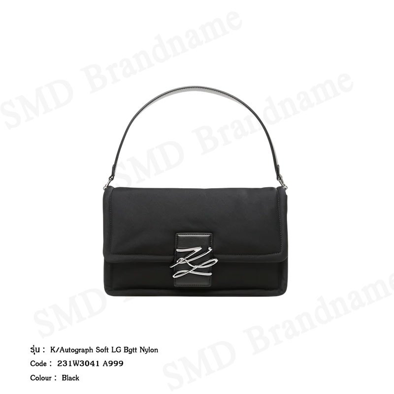 Karl Lagerfeld กระเป๋าถือ รุ่น K/Autograph Soft LG Bgtt Nylon Code: 231W3041 A999