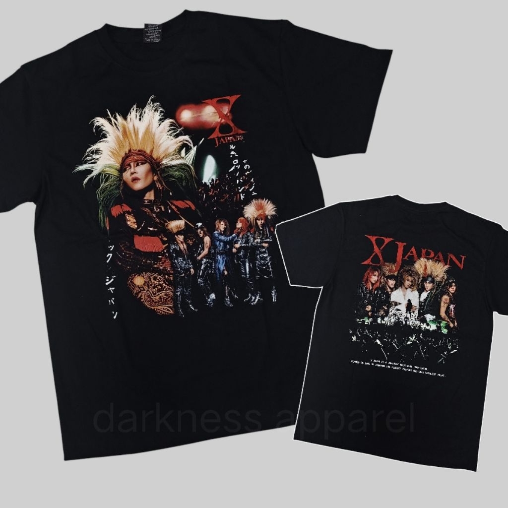 เสื้อยืดวง x japan เสื้อวงร็อค x japan