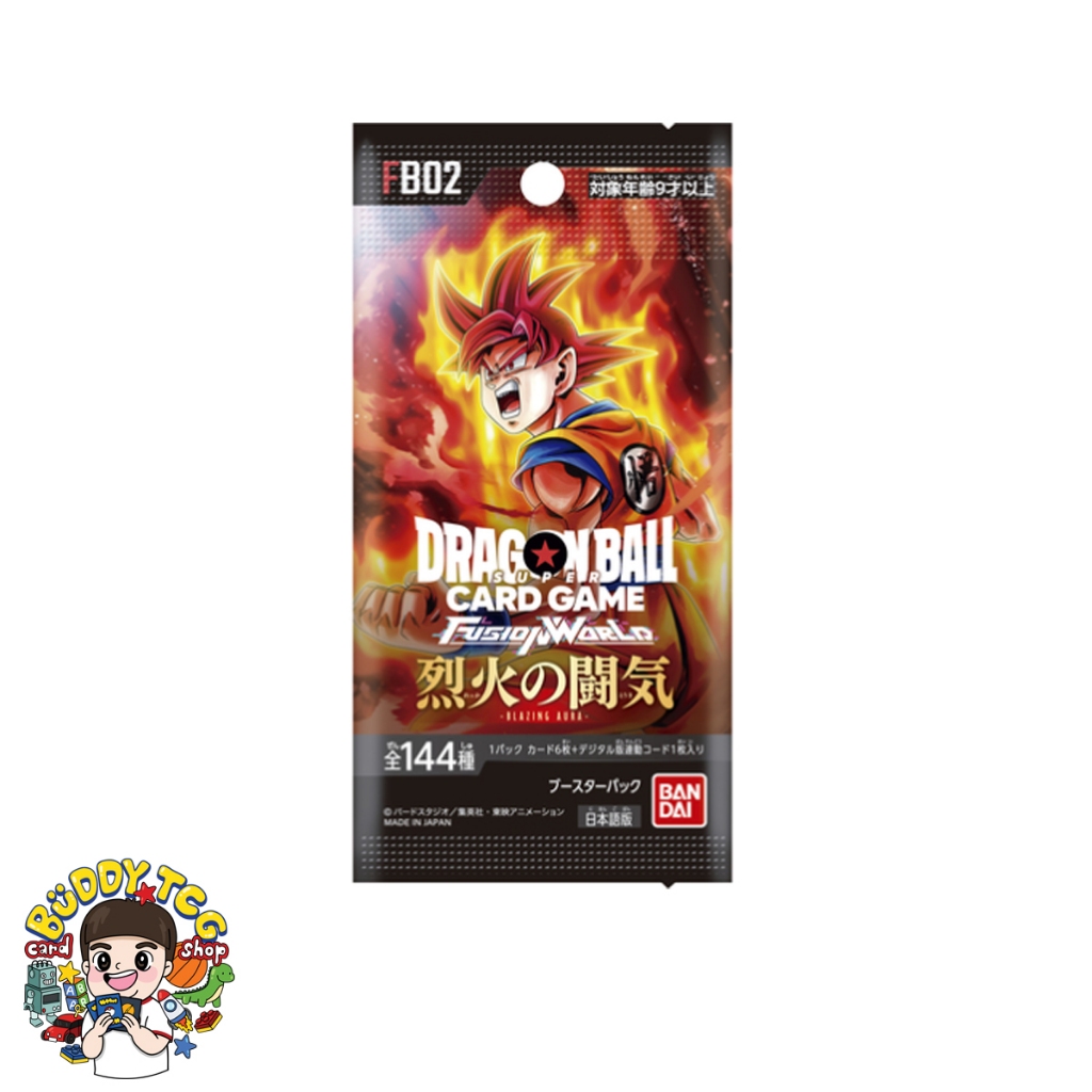 [แยกซอง 1 ซอง] Dragon Ball Super Card Game Fusion World FB02 JP