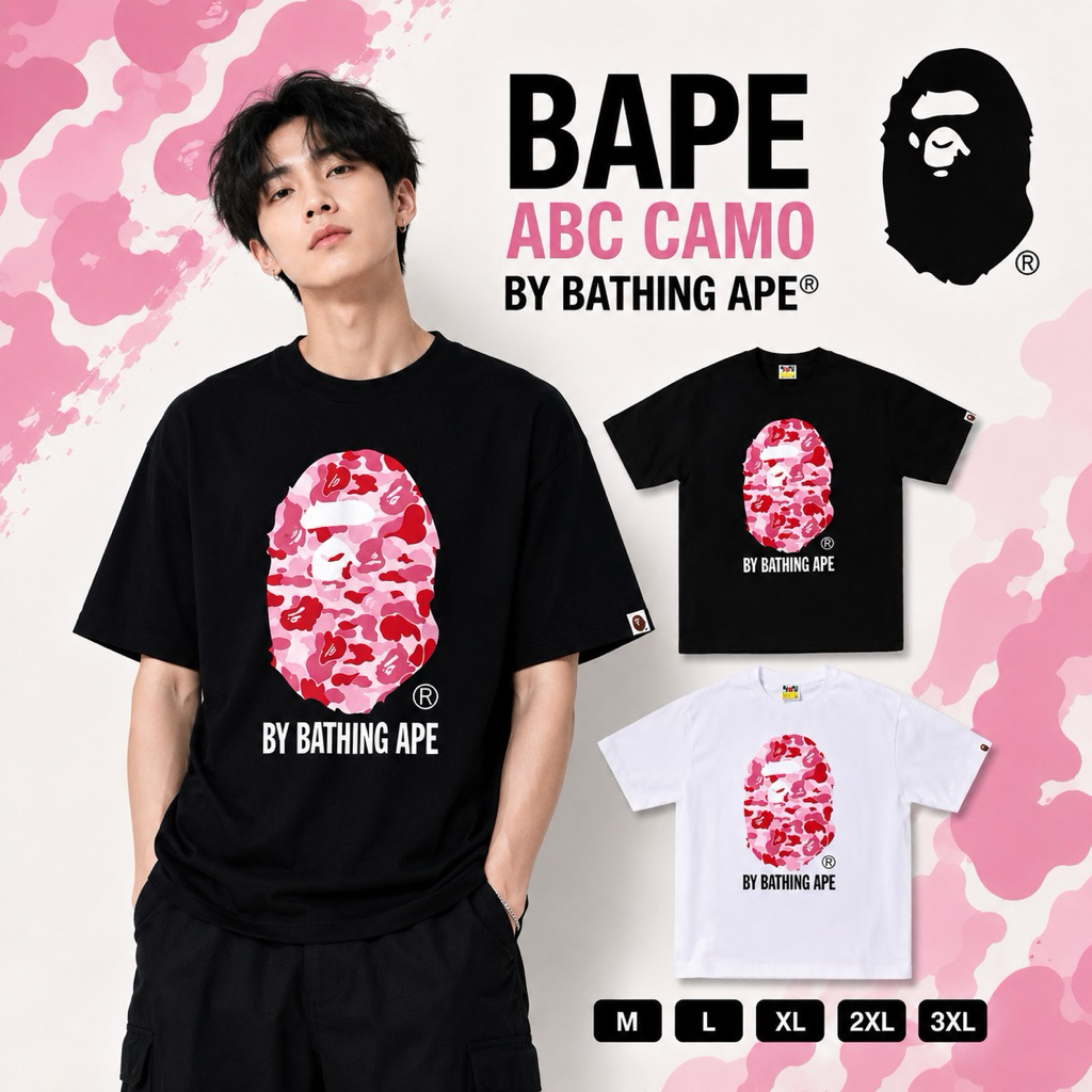 พร้อมส่ง / เสื้อยืด BAPE ABC Camo By Bathing Ape Tee แขนสั้น พร้อมส่งจากไทย ส่งสินค้าทุกวัน ส่งเร็ว 💯