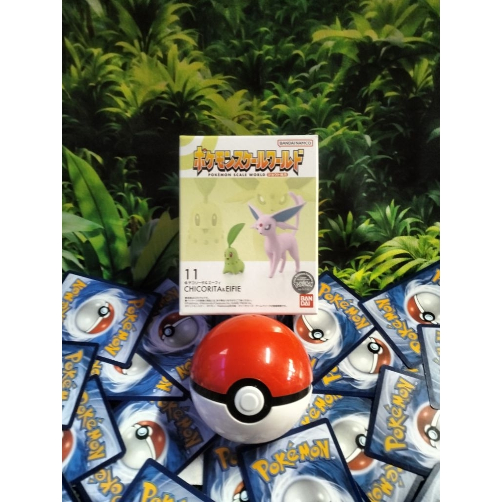 Pokemon.Scale.World.CHICORITA&EIFIE.สินค้าพร้อมจัดส่ง